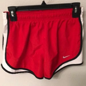 Nike, athletic shorts.